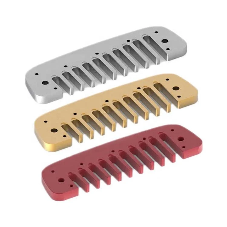 3 colorful-anodized-comb-shape-aluminum-harmonica-parts