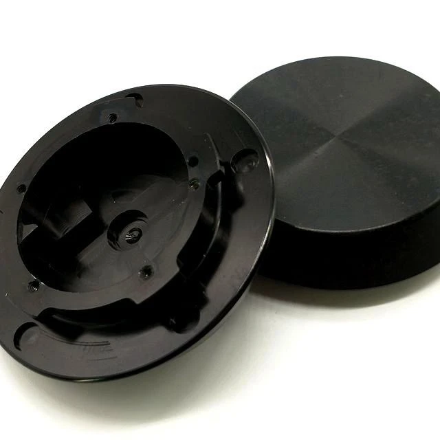 4 Axis Black Anodized CNC Machining Turning Aluminum Parts2