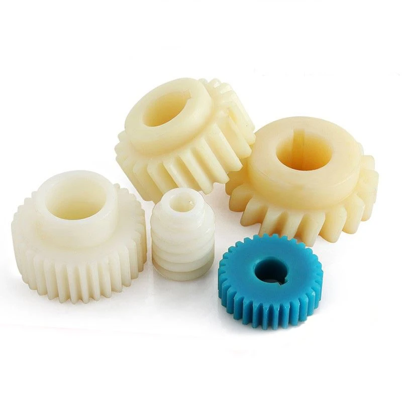 CNC machining small Pa66 Plastic Pinion Plastic Gears  (5)
